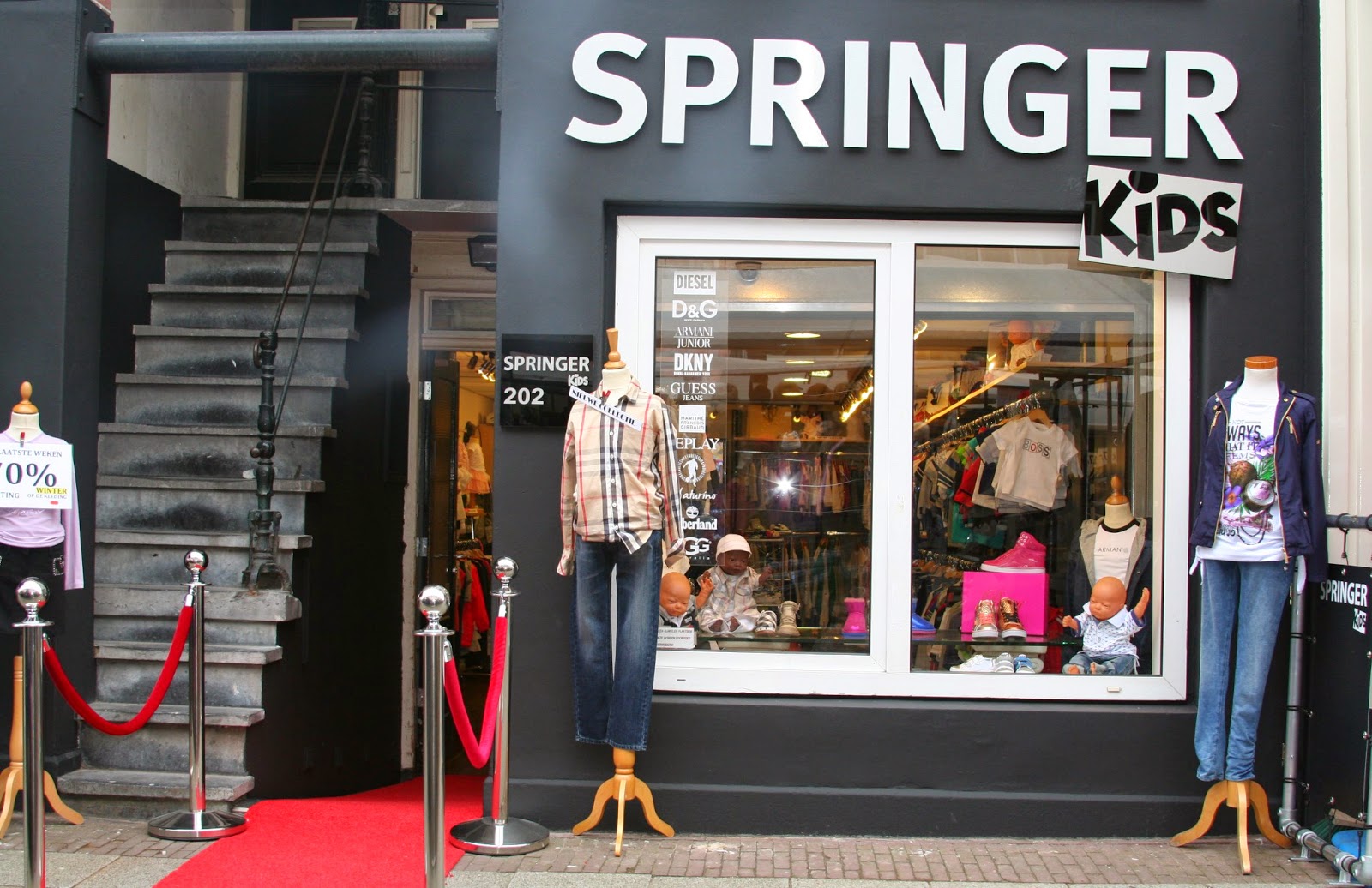 Springertje Kidswear & Shoes Amsterdam accepteert American Express Credit Cards